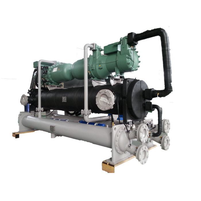 鞍山水产冷水机,鞍山工业制冷机,螺杆式水地源热泵机组
